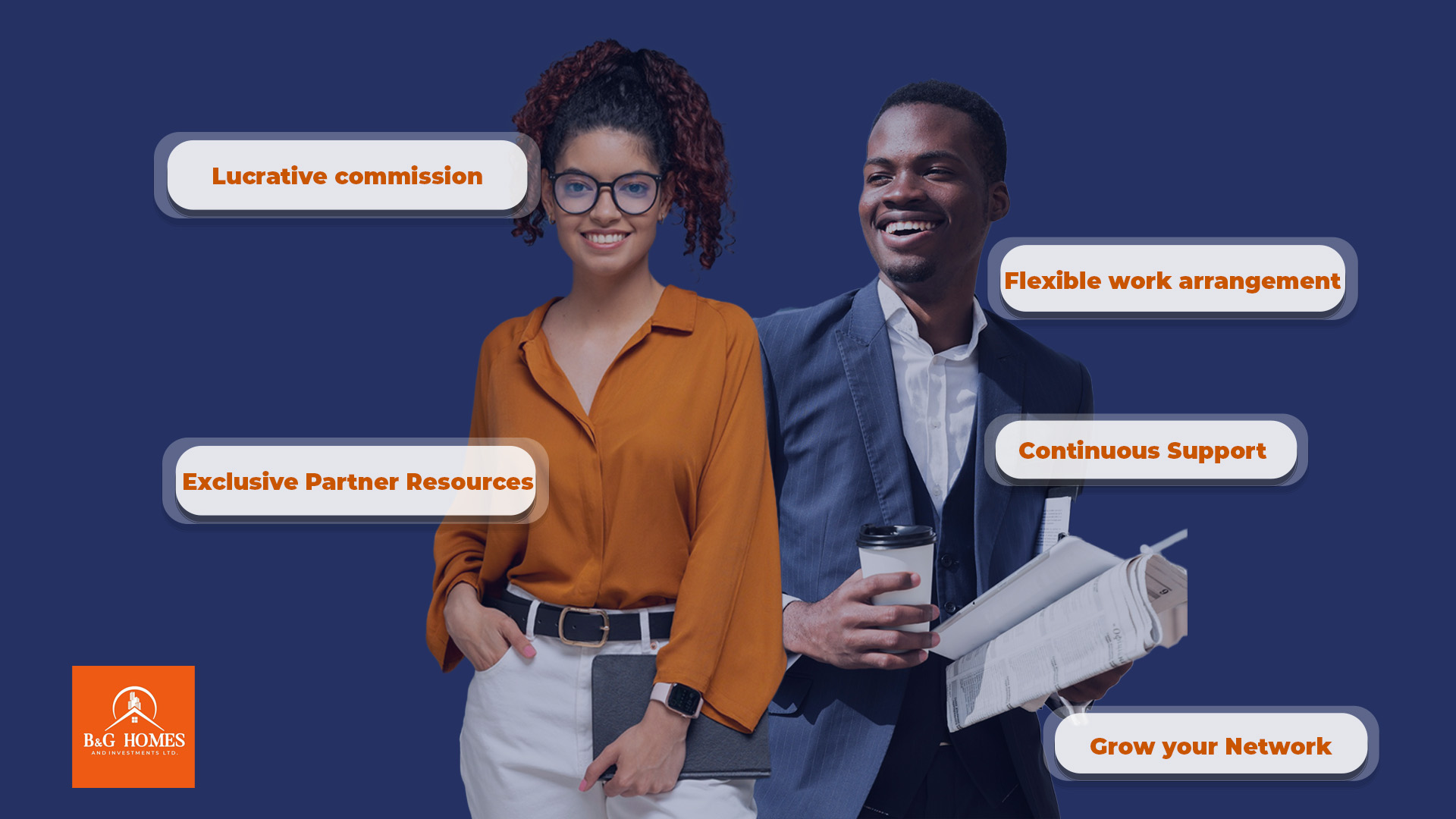 B&G Homes Affiliate benefits image